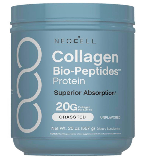 Neocell Collagen Bio-Peptides Powder 20Oz - Grassfed Protein Supplement - Advanced with 18 Essential Amino Acids