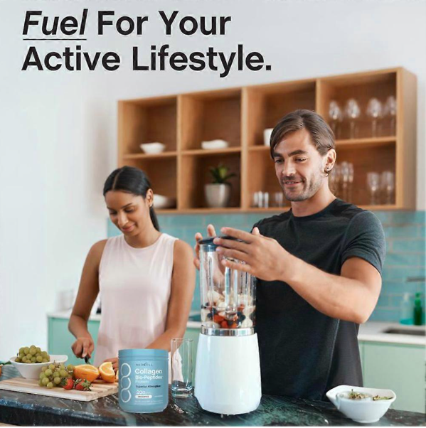 Neocell Collagen Bio-Peptides Powder 20Oz - Grassfed Protein Supplement - Advanced with 18 Essential Amino Acids